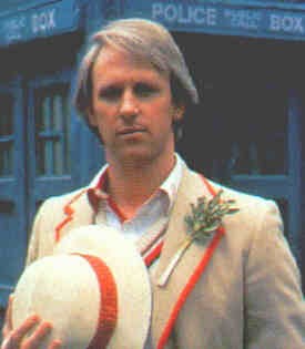 Peter Davidson as the 4th Doctor